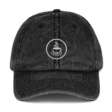 Load image into Gallery viewer, Coffee Cup (White) Vintage Dad Hat
