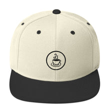 Load image into Gallery viewer, Coffee Cup (Black) Snapback Hat