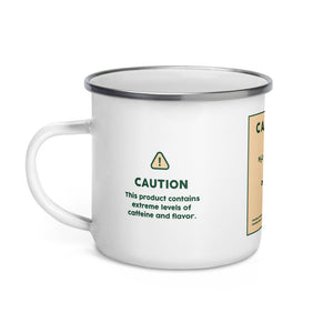Caffeine Enamel Mug