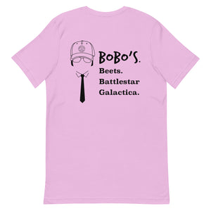 BoBo's. Beets. Battlestar Galactica. Unisex T-Shirt