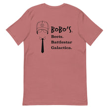 Load image into Gallery viewer, BoBo&#39;s. Beets. Battlestar Galactica. Unisex T-Shirt
