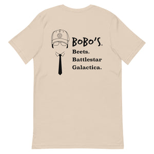 BoBo's. Beets. Battlestar Galactica. Unisex T-Shirt